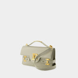 Sac Porté Épaule B-Buzz 24 - Balmain - Cuir - Vert Olive