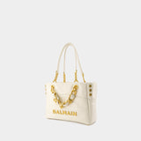 Cabas 1945 Small - Balmain - Cuir - Beige