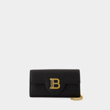 Wallet On Chain B-Buzz - Balmain - Cuir - Noir