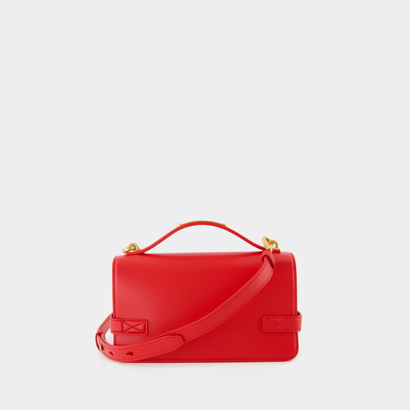 Sac À Main B-Buzz Shoulder 24 - Balmain - Cuir - Rouge