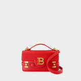 Sac À Main B-Buzz Shoulder 24 - Balmain - Cuir - Rouge