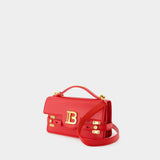 Sac À Main B-Buzz Shoulder 24 - Balmain - Cuir - Rouge