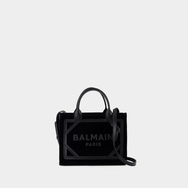 Cabas B-Army Small - Balmain - Cuir - Noir