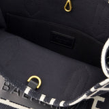 Cabas B-Army 36 - Balmain - Coton - Ivoire/Noir