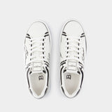 Sneakers B-Court - Balmain - Cuir - Blanc