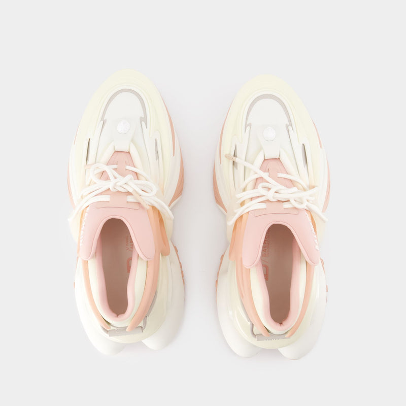 Sneakers Unicorn Low - Balmain - Cuir - Jaune