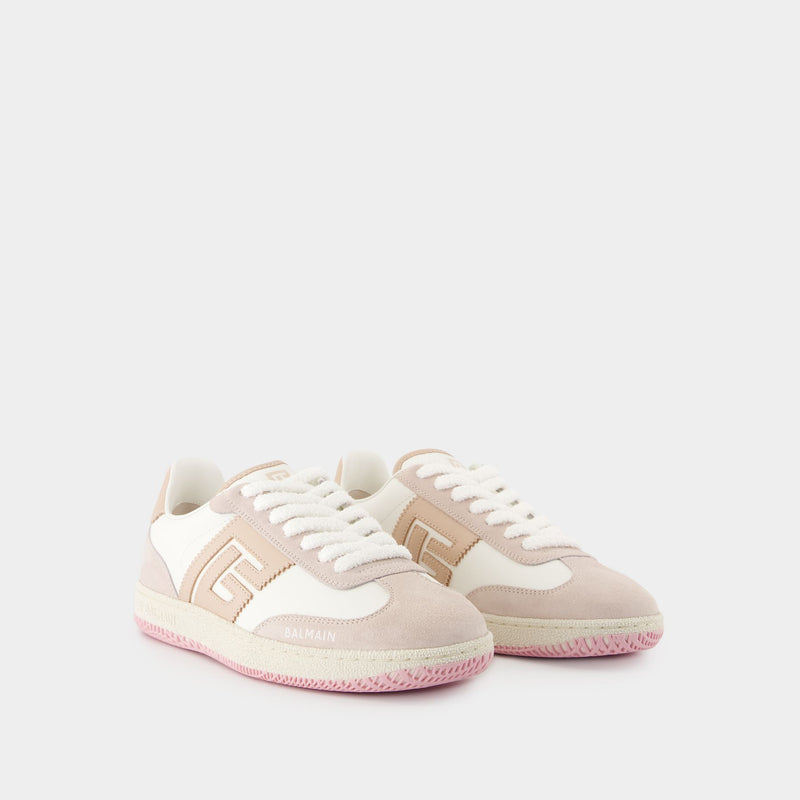 Sneakers Swan - Balmain - Cuir - Beige