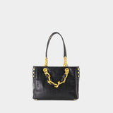 Sac Porté Épaule 1945 Soft Small - Balmain - Cuir - Noir