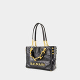 Sac Porté Épaule 1945 Soft Small - Balmain - Cuir - Noir