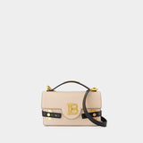 Sac À Bandoulière B-Buzz 24 - Balmain - Cuir - Neutre/Noir