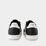 Sneakers Swan - Balmain - Cuir - Noir/Blanc