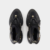 Sneakers Unicorn Low - Balmain - Cuir - Noir