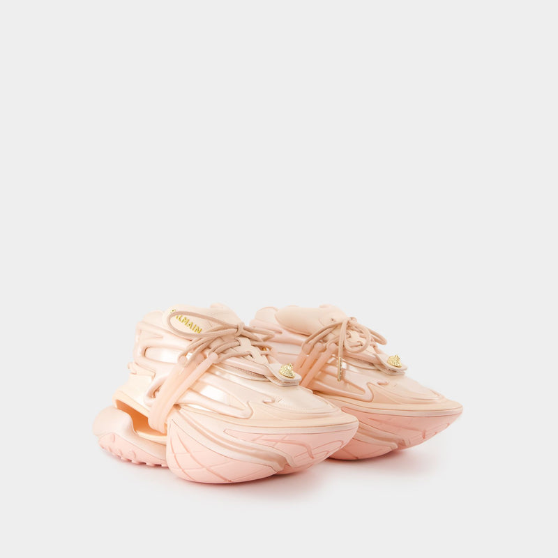 Sneakers Unicorn Low - Balmain - Cuir - Rose