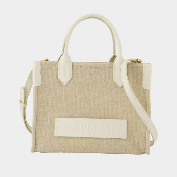 Cabas B-Army - Balmain - Cuir - Neutre