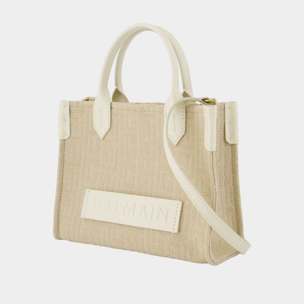 Cabas B-Army - Balmain - Cuir - Neutre