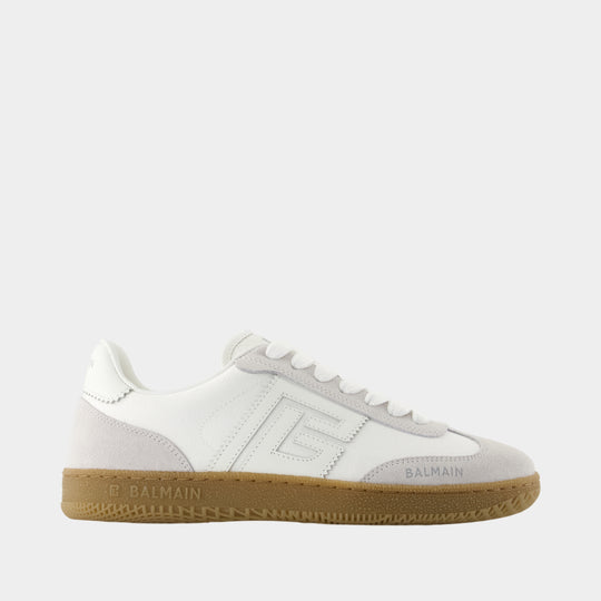 Sneakers Swan - Balmain - Cuir - Blanc