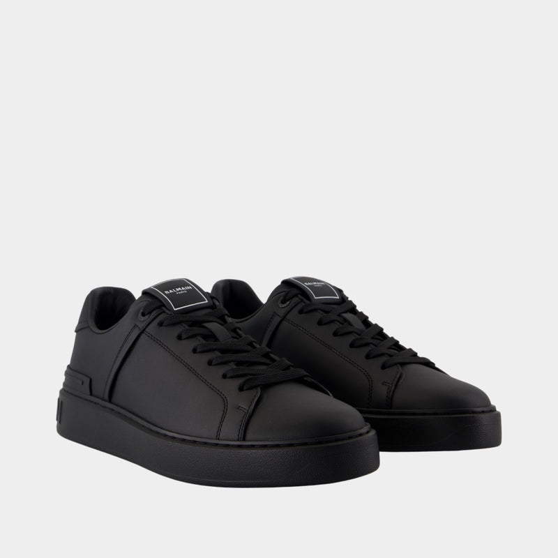 Sneakers B-Court - Balmain - Cuir - Noir