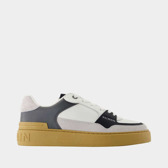 Sneakers B-Court Flip - Balmain - Cuir - Gris