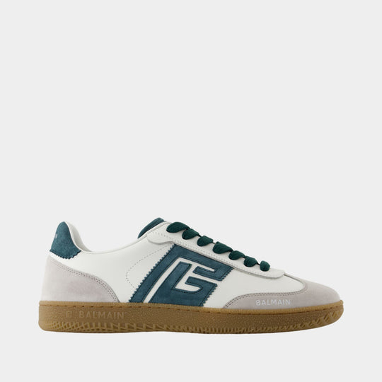 Sneakers Balmain Swan - Balmain - Cuir - Vert