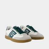 Sneakers Balmain Swan - Balmain - Cuir - Vert