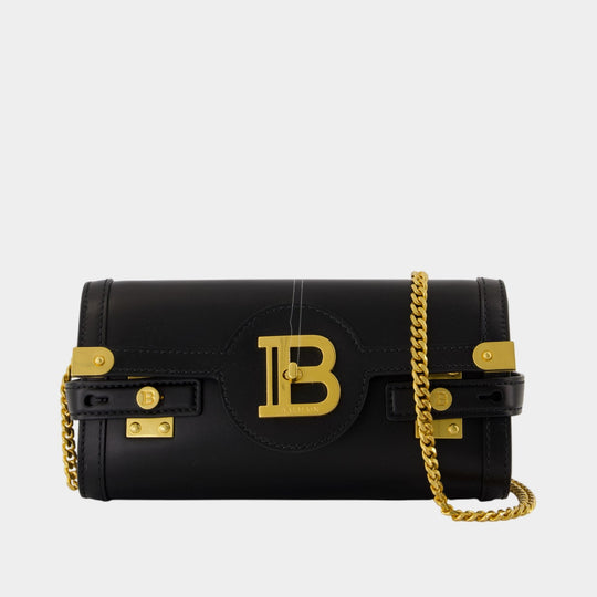 Pochette B-Buzz 23 - Balmain - Cuir - Noir