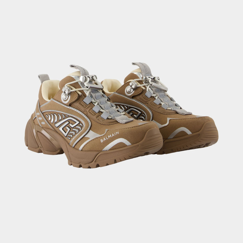 Sneakers Cosmic Dust - Balmain - Cuir - Neutre