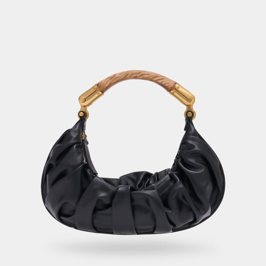 Sac À Main Ebene Medium - Balmain - Cuir - Noir