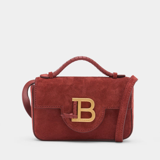 Sac À Main B-Buzz Mini 17 - Balmain - Cuir - Rouge