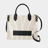 Cabas B-Army Small - Balmain - Cuir - Beige