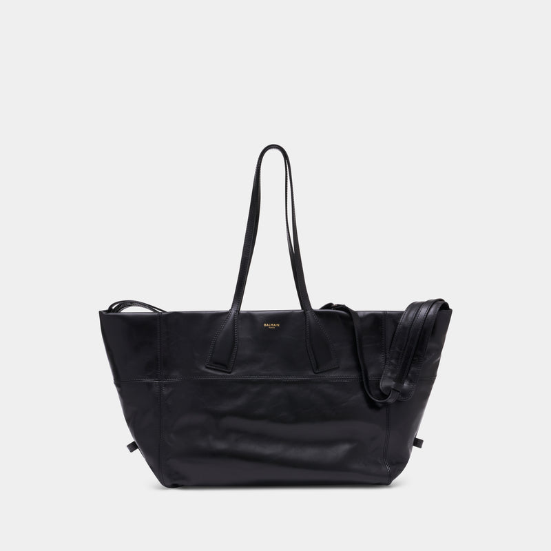 Sac De Voyage Track Zip - Balmain - Cuir - Noir
