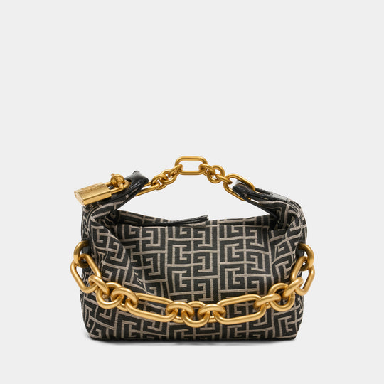 Sac À Main Sync Mini - Balmain - Coton - Noir