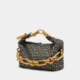 Sac À Main Sync Mini - Balmain - Coton - Noir