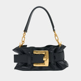Sac Porté Épaule Anthem Mini - Balmain - Cuir - Noir