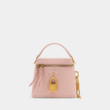 Sac À Bandoulière Pulse Vanity - Balmain - Cuir - Rose