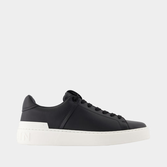 Sneakers B-Court - Balmain - Cuir - Noir
