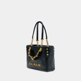 Cabas 1945 Small - Balmain - Cuir - Noir