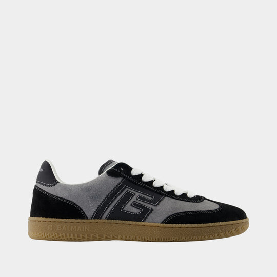 Sneakers  Swan - Balmain - Cuir - Gris