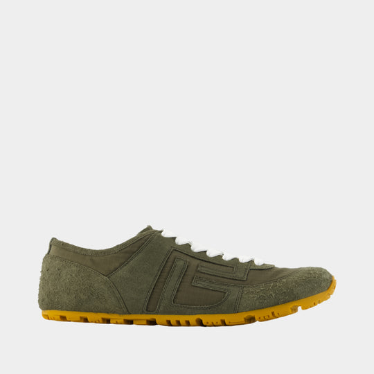 Sneakers Racer 45 - Balmain - Cuir - Vert