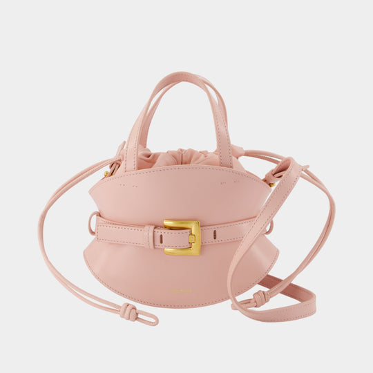 Sac À Main Shuffle Mini - Balmain - Cuir - Rose