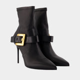 Bottines Anthem - Balmain - Cuir - Noir