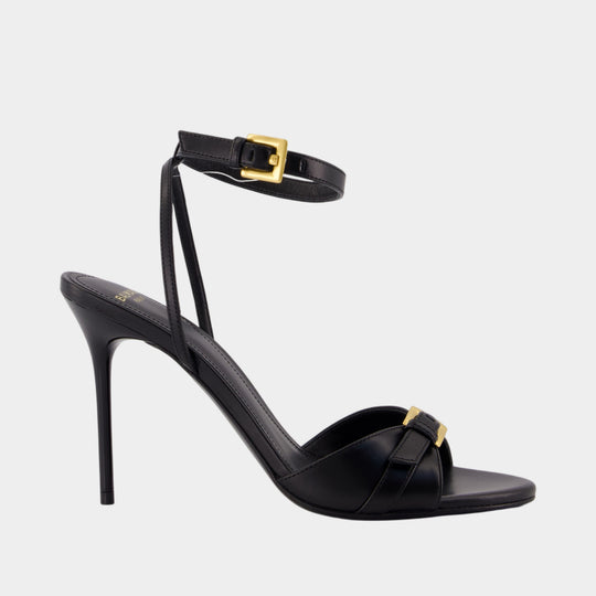 Escarpins Anthem - Balmain - Cuir - Noir