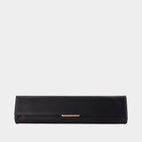 Pochette Long - Balmain - Cuir - Noir