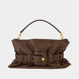 Sac Porté Épaule Anthem Medium - Balmain - Cuir - Marron