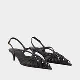 Sandales Kitten Cage - Balmain - Cuir - Noir