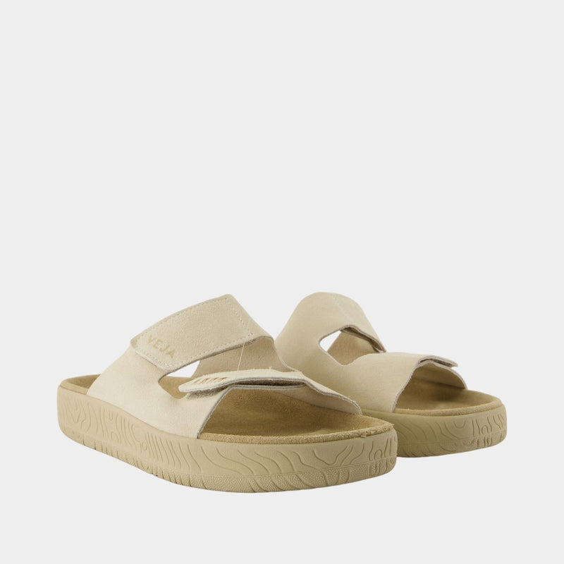 Sandales Etna - Veja - Cuir - Blanc