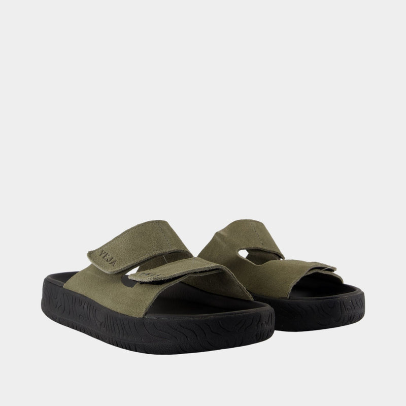 Sandales Etna - Veja - Cuir - Kaki