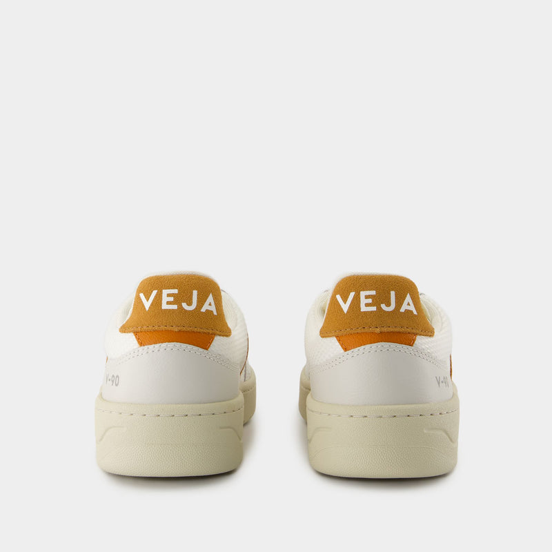 Sneakers V-90 - Veja - Nylon - Blanc