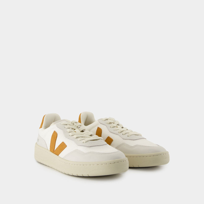 Sneakers V-90 - Veja - Nylon - Blanc