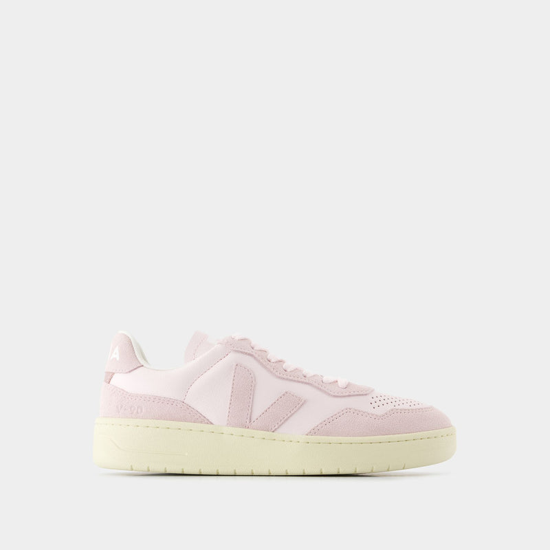 Sneakers V 90 - Veja - Cuir - Rose