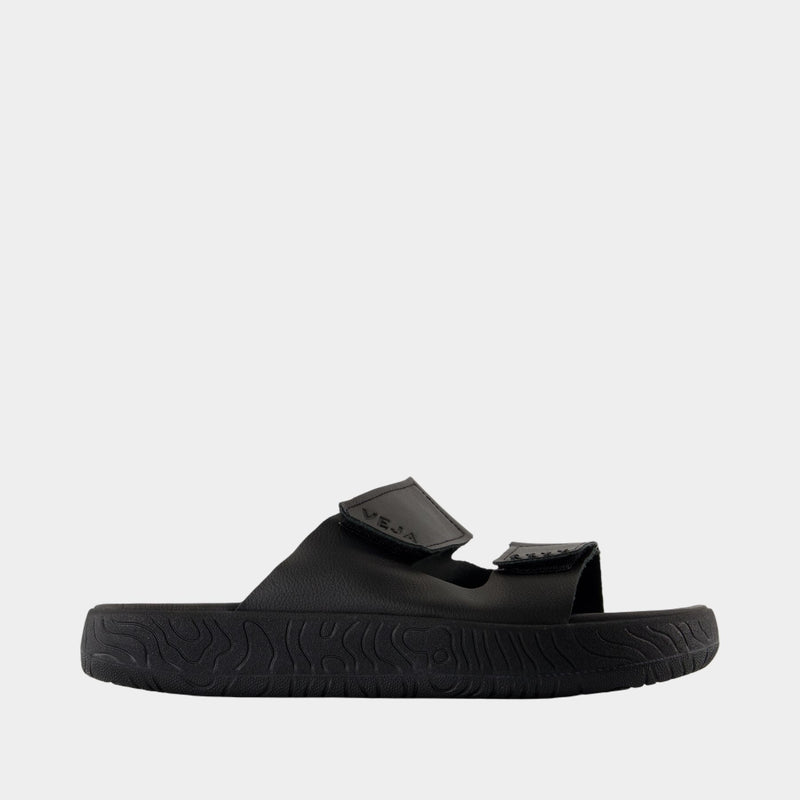 Sandales Etna - Veja - Cuir - Noir